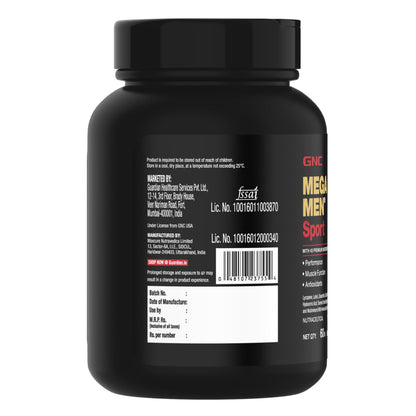 GNC Mega Men Sport Multivitamin for Men | 60 Tablets | 43 Premium Ingredients | Boosts Muscle Performance | Antioxidant Rich | Supports Prostate Health | Protects Heart & Vision | Formulated In USA