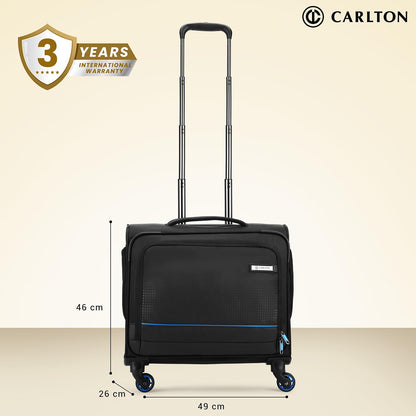 Carlton West End 59 Ltrs Black Laptop Trolley Backpack