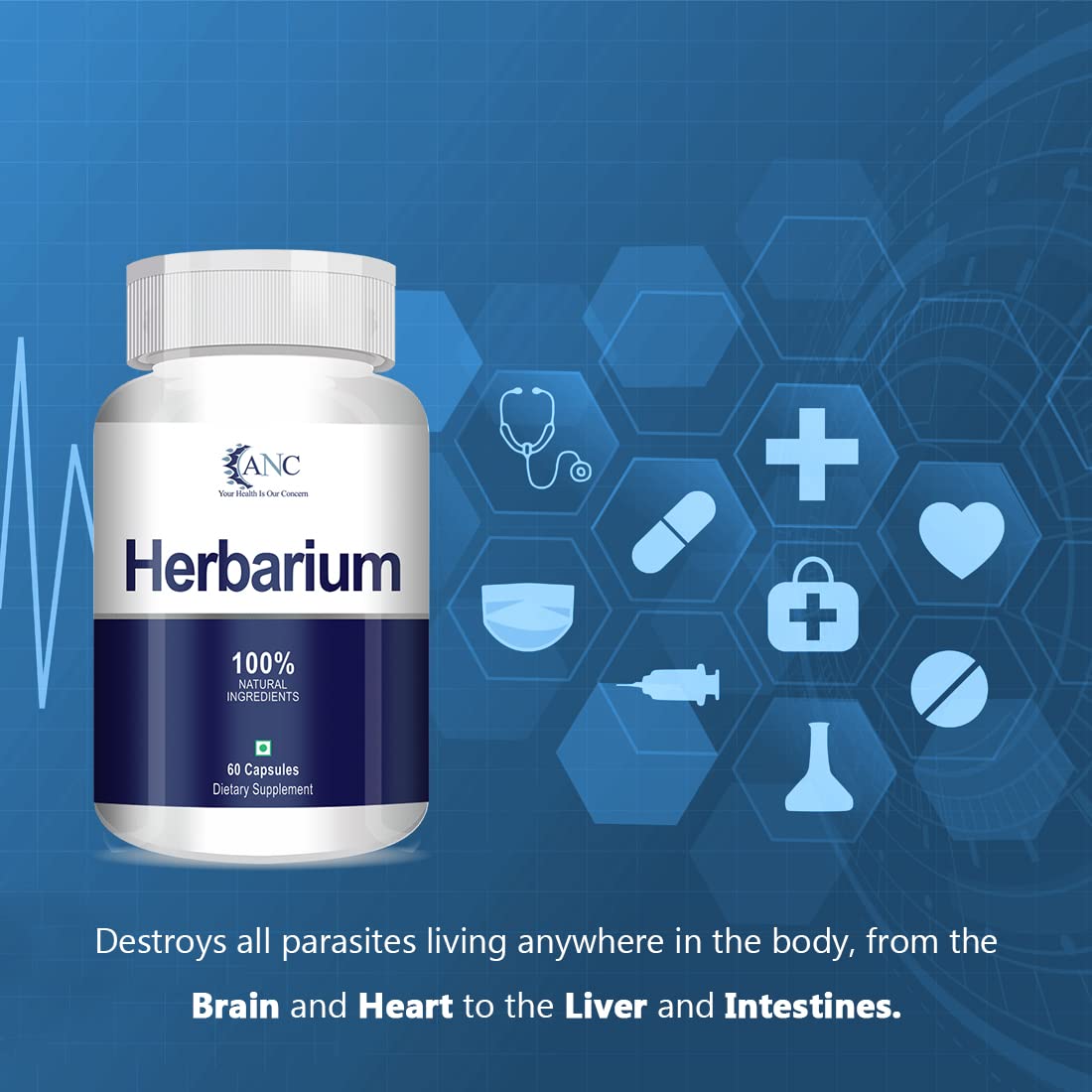ANC Herbarium 500mg Support Supplements to Protects Liver, Heart, Lungs- image 4