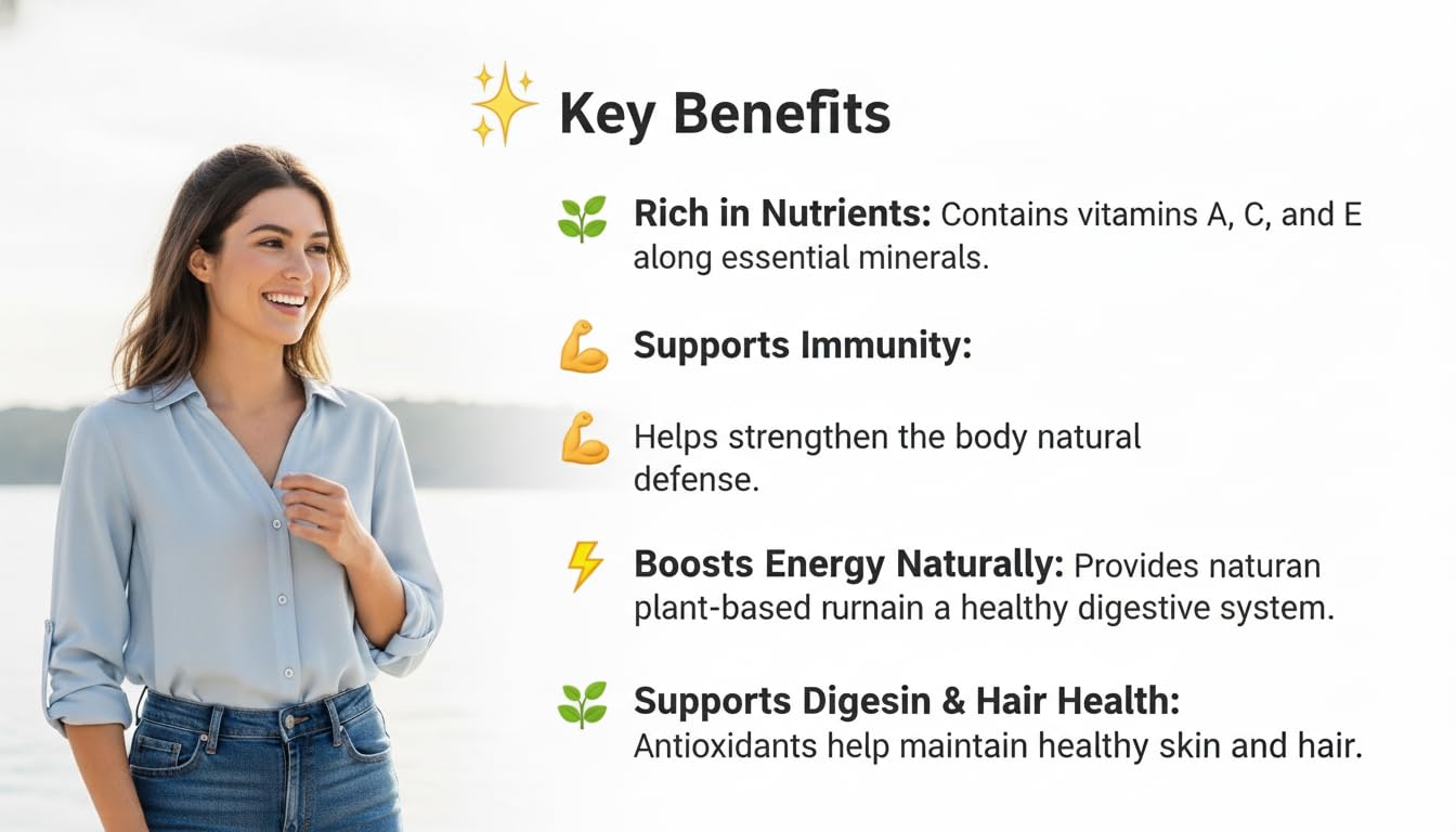 Moringa Leaf Powder Herbal Supplements For Personal Health Care Improvement Herbal Supplement | Good for Immunity, Digestion, skincare and Haircare