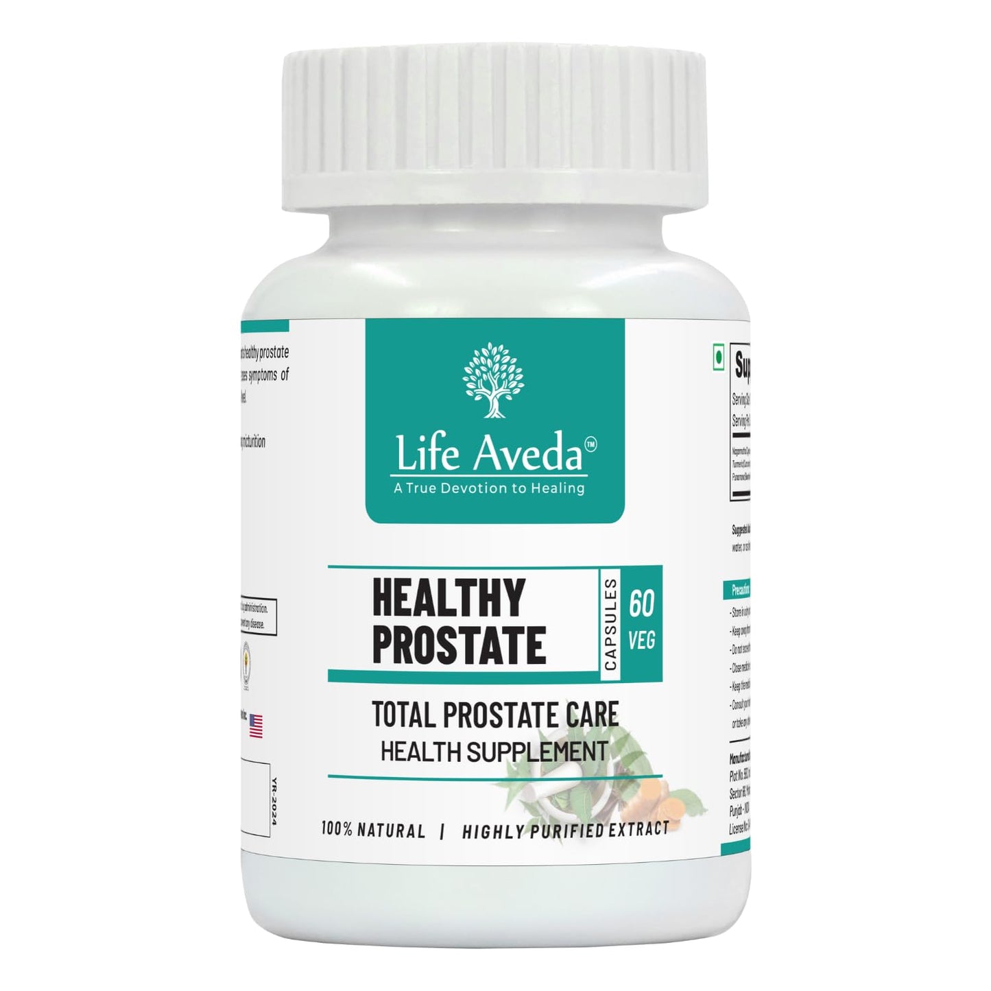 Life Aveda Ayurvedic Prostate care capsules | Helps in Prostate Enlargement | He