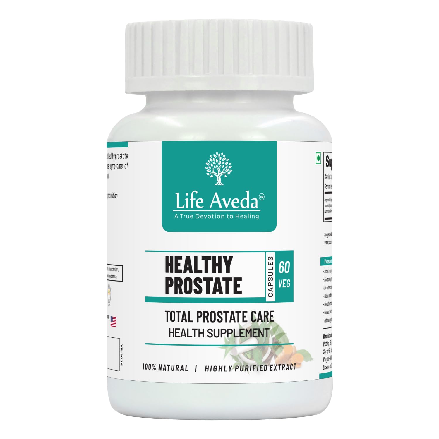 Life Aveda Ayurvedic Prostate care capsules | Helps in Prostate Enlargement | He