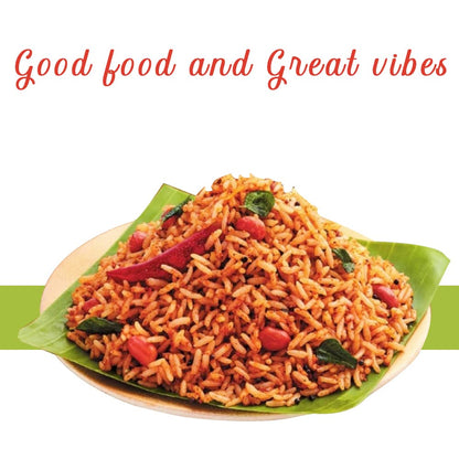 Brew Lab Authentic South Indian Masala Puliogare Powder for Pulihora or Tamarind Rice | For Puliyodharai Preparation | Tangy and Spicy | Udupi Rich Taste and Flavor-250 gm