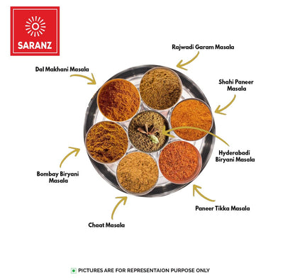 SARANZ Goan Xacuti Masala | Authentic , Traditional Goan Recipe | Used in Chicken ,Meat , Seafood ,Fish ,Vegetables ,Paste | No Preservatives | Rich & Strong Flavour (100 Grams Bottle)