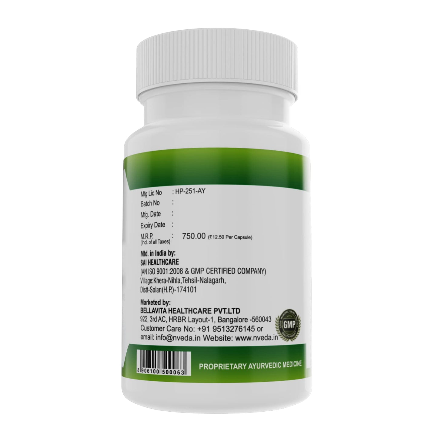 Nveda SMB Capsules for Sugar Management and Balance (60 Capsules)- image 3