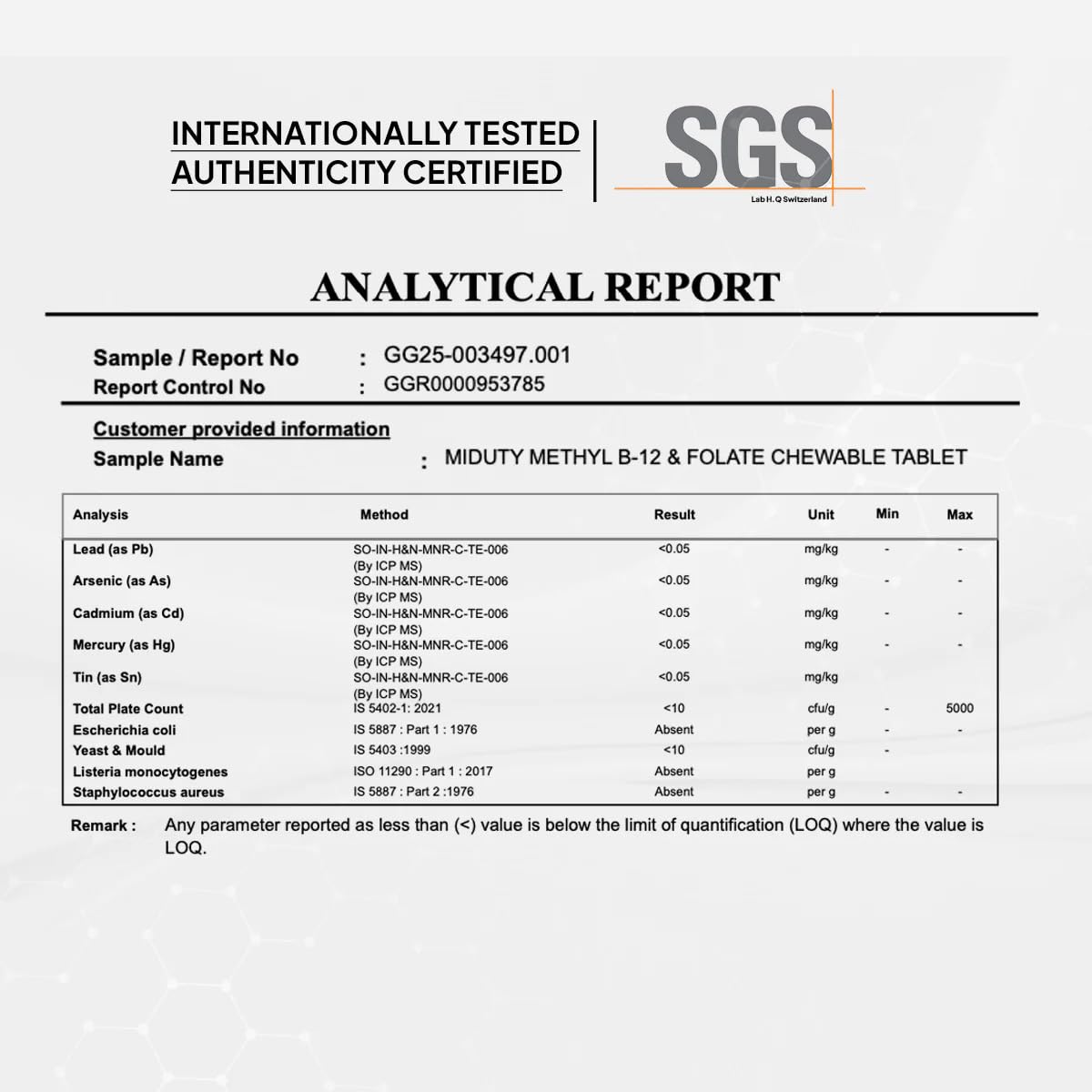 Miduty Vitamin B12 – Active Methylcobalamin - Bioactive B-Complex with B6, B9, B12 – Triple Power Punch Formula for Energy, Mood, Brain & Nerve Support – Fast Absorbing Chewable – 60 Veg Tablets