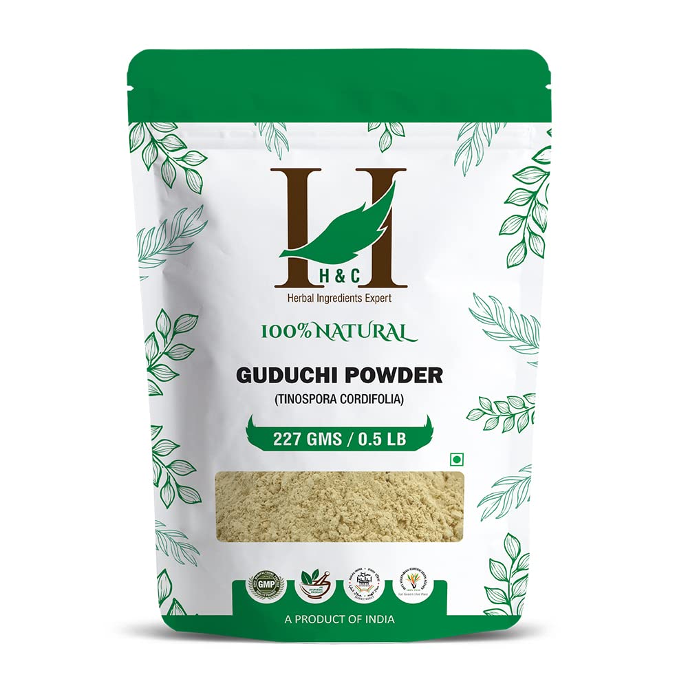 H&C Herbal Ingredients Expert Natural Guduchi/Giloy Powder | Dietary Supplement