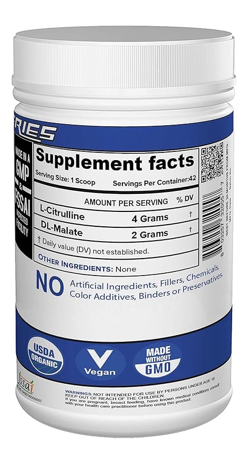 NutriJa CITRULLINE MALATE- 250 Grams (Tangy Orange)- image 5