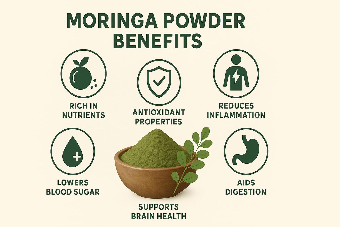 Athaayu Healthcare Natural Moringa Leaf Powder 100g
