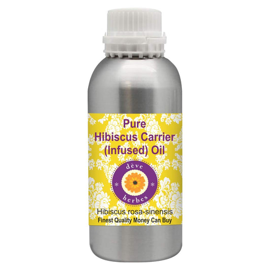 Deve Herbes Pure Hibiscus Carrier (Infused) Oil (Hibiscus rosa-sinensis) Natural