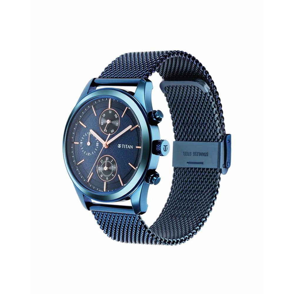 Titan Neo Splash Sartorial Quartz Multifunction Midnight Blue Dial Meta- image 6