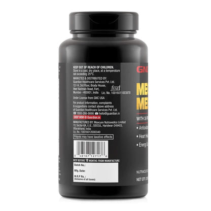 GNC Triple Strength Fish Oil (60 Softgels) & GNC Mega Men Multivitamin for Men (120 Tablets) Combo