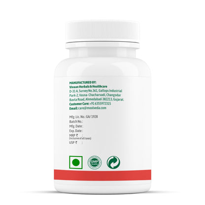 Moolveda Original Shuddha Shilajit Pure Gold Tablets for Men & Women, I- image 7