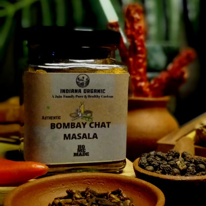 INDIANA ORGANIC Bombay Chat Masala Powder - 150 Gram Fresh Packed on Order | No Onion & Garlic chaat Masala