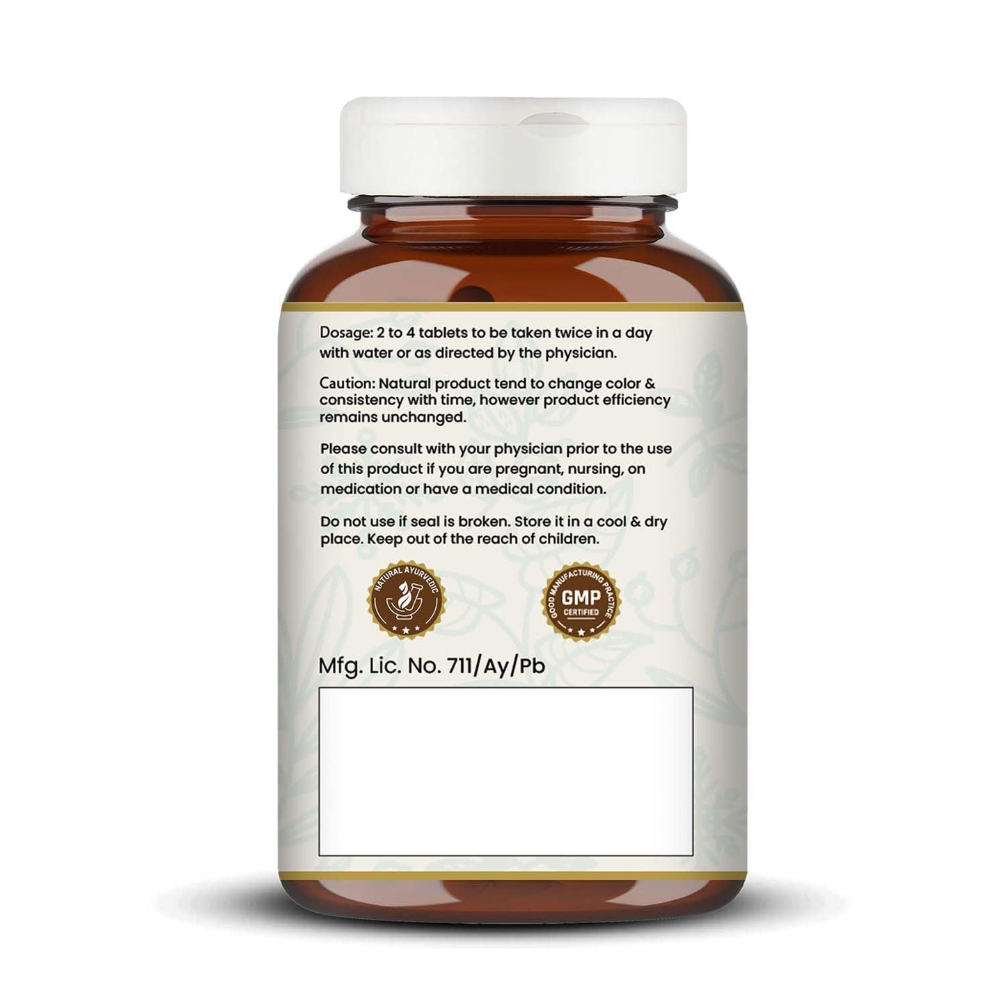 Vedikroots Punarnavadi Guggulu - Natural Diuretic | Promotes Healthy Liver & Kidney Functions | Ayurvedic Supplement for Swelling | 60 Tablets | Pack of 1