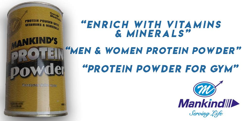 Mankind Protein Powder with Vitamins & Minerals - (200g) (Chocolate Flavour)
