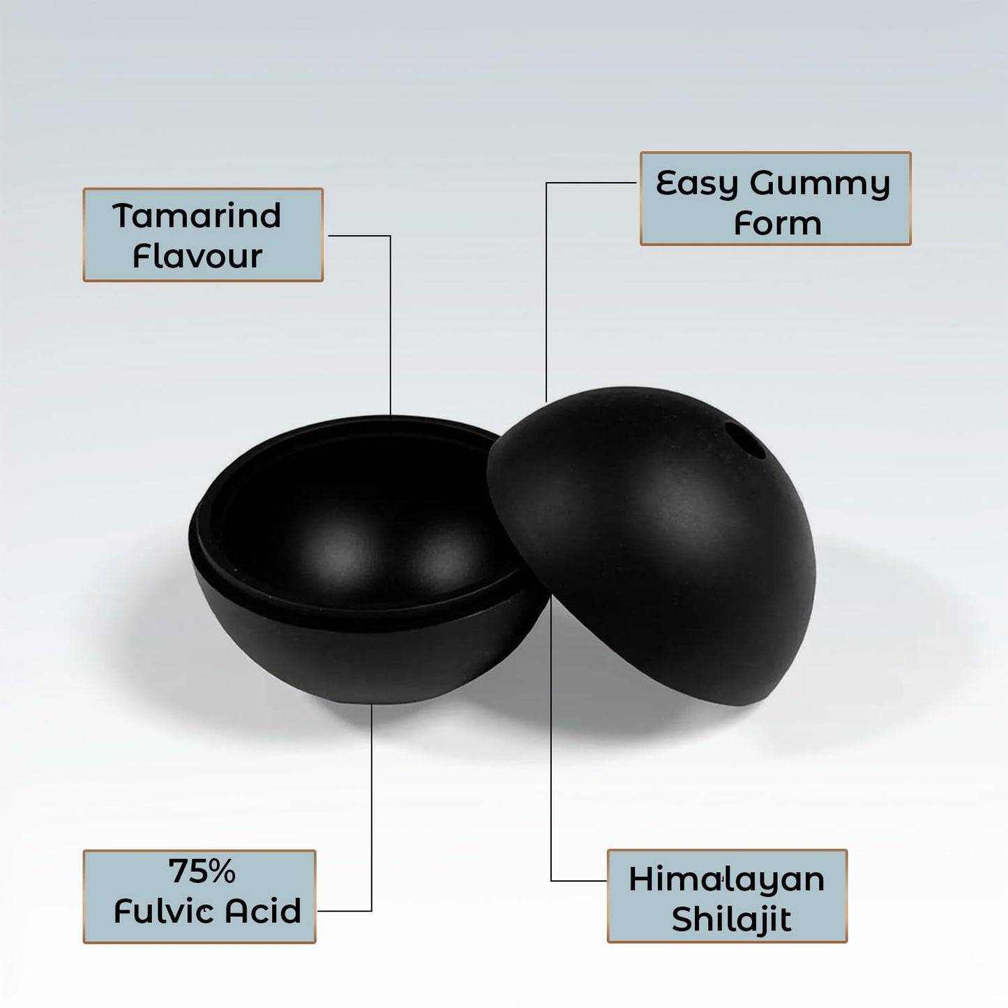 Gumyum Shilajit Gummies, Tamarind (Imli) Flavour, Boost Stamina, Endurance & Energy, 75% Fulvic Acid for Overall Immunity and Vitality 30 Gummy
