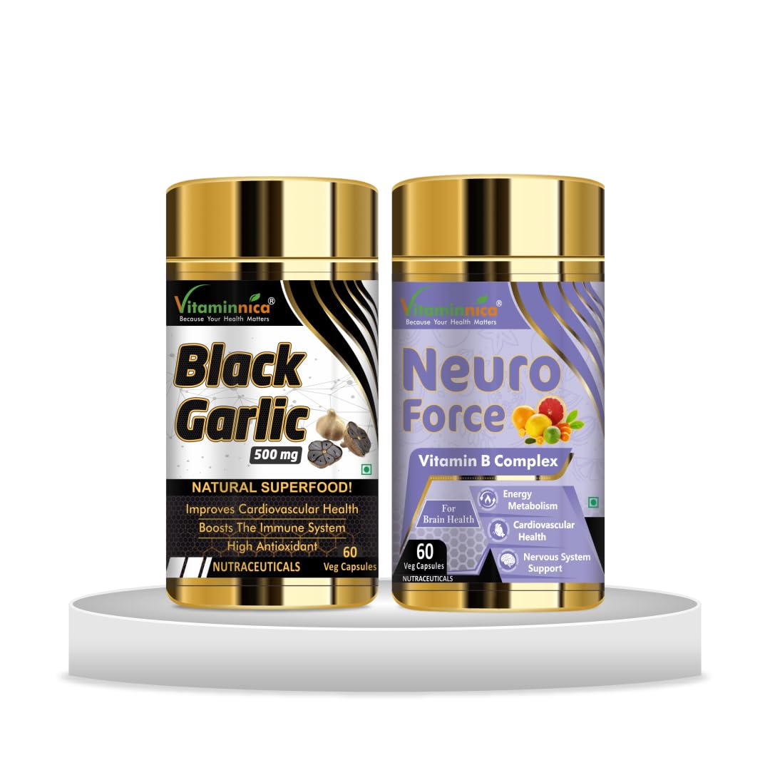 Vitaminnica Black Garlic + Neuro Force Combo – 120 Capsules