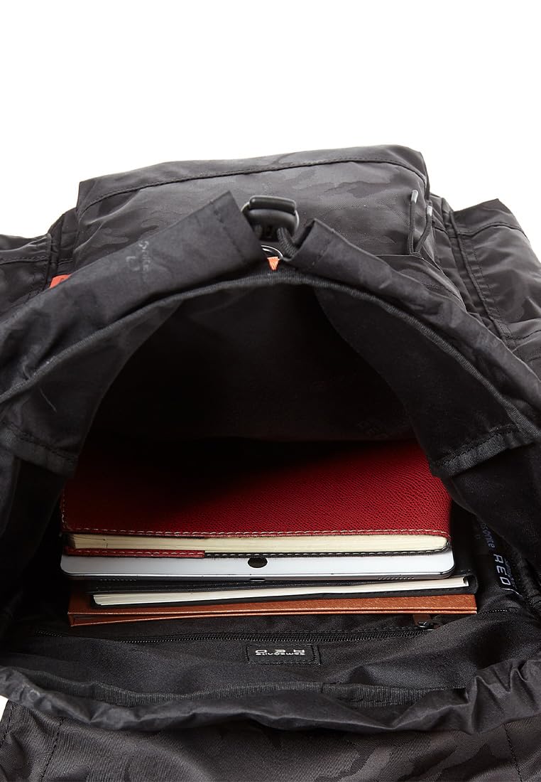 SAMSONITE Red Abbey Flap Backpack 35 Cms Camouflage Nylon Premium Casua- image 4