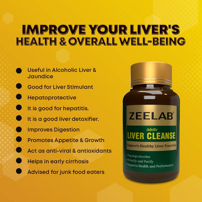Zeelab Adeliv Liver Cleanse Capsules | Ayurvedic Medicine for Liver Det- image 5