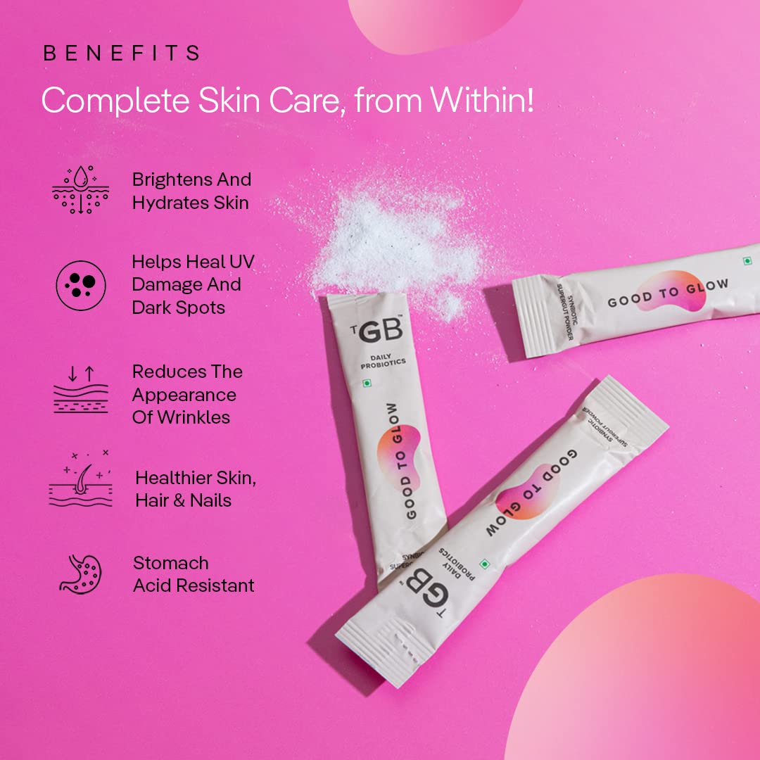 The Good Bug Good To Glow SuperGut Powder for Glowing Skin | Pre & Prob- image 7