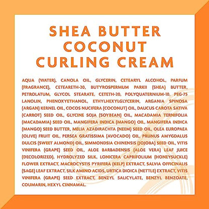 CANTU Shea Butter for Natural Hair Coconut Curling Cream, 708 g