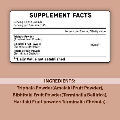 mi nature Triphala Tablets Supplement With Amla, Haritaki & Bibhitaki|- image 8