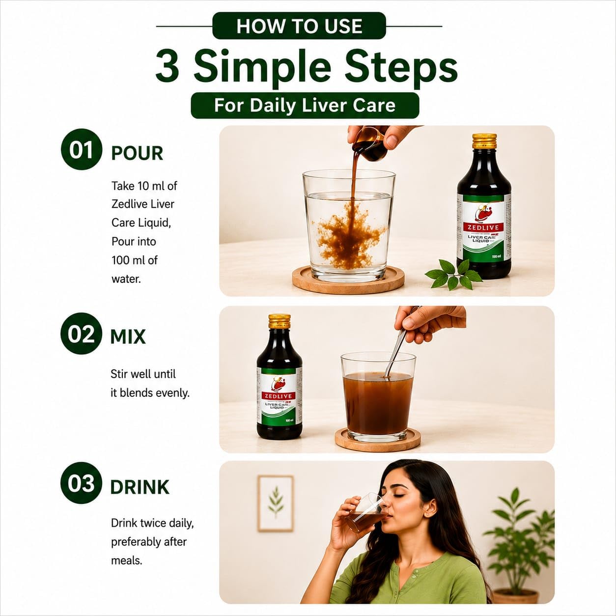 Zeslive Ayurvedic Liver Care Syrup | Herbal Liver Support | 200 ml