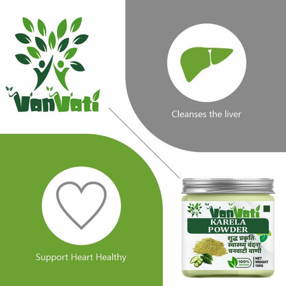 VANVATI Premium Karela Powder Herbal For Health Care And Wellness Powder 100gm