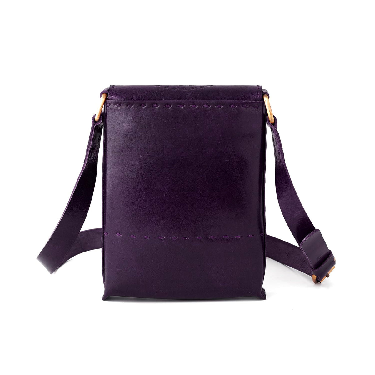 Goatter Genuine Leather Handmade Girls And Women’s Small Cross Body Sling Bag For Daily Use (Purple)