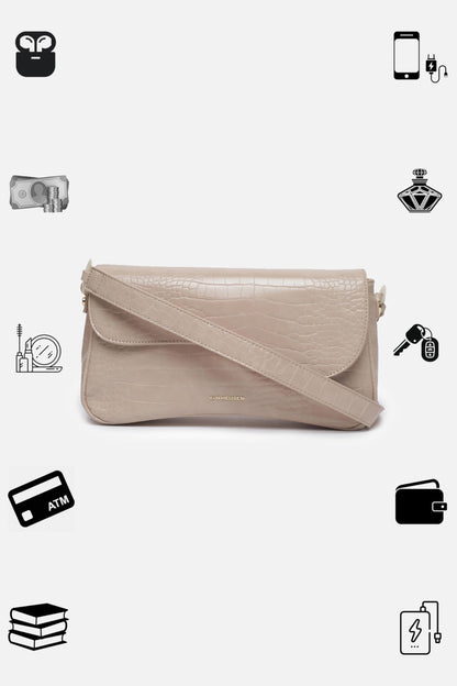 Van Heusen womens Shoulder Bag (Beige)