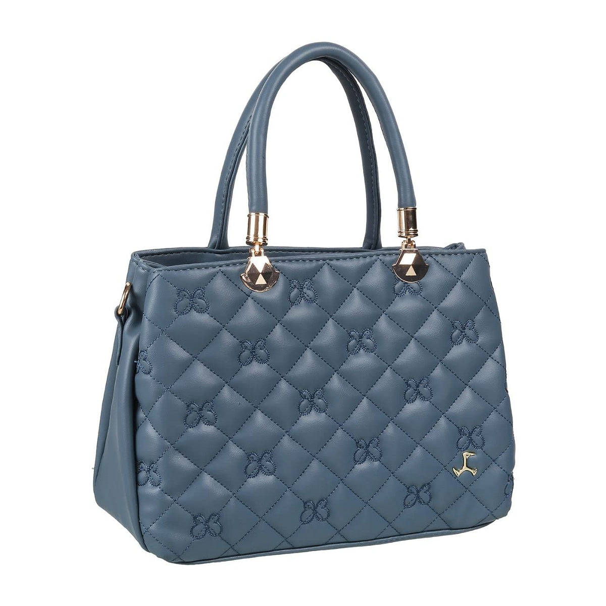 Mochi Women Blue Zip Top Sling Bag (66-7652)