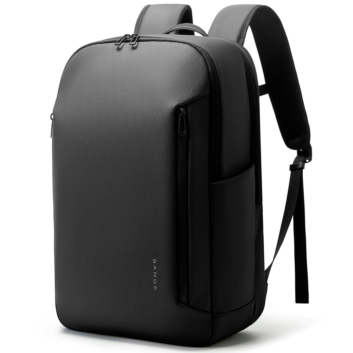 Red Lemon BANGE Venture 30L Laptop Backpack for Men & Women | Large Backpack with YKK Zippers | Water-Resistant, Durable Oxford & Nylon Fabric Fits 15.6" Laptops for Office & Travel (Black)