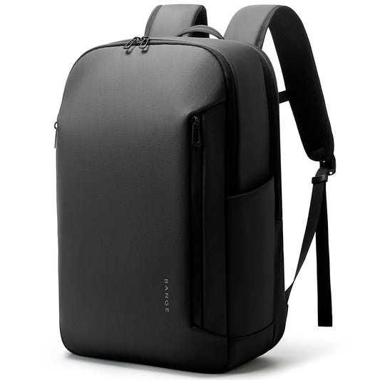 Red Lemon BANGE Venture 30L Laptop Backpack for Men & Women | Large Backpack with YKK Zippers | Water-Resistant, Durable Oxford & Nylon Fabric Fits 15.6" Laptops for Office & Travel (Black)