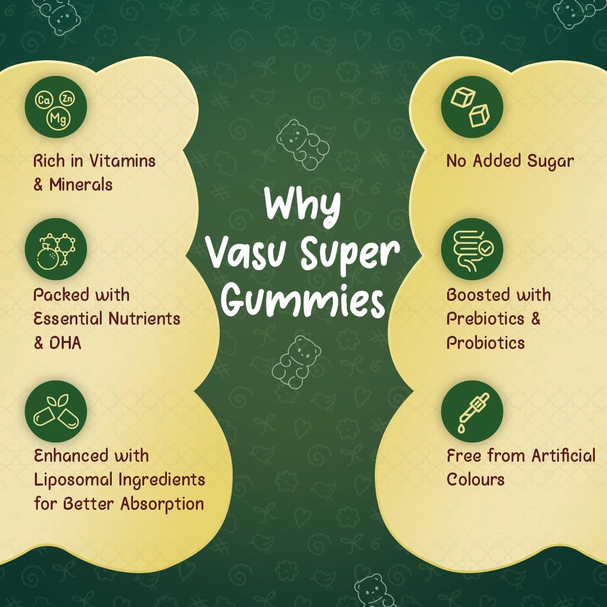 Vasu Swarna Naari Women Wellness Drops 50ml + Super Gummies 60 Combo | Family Daily Wellness Support Pack