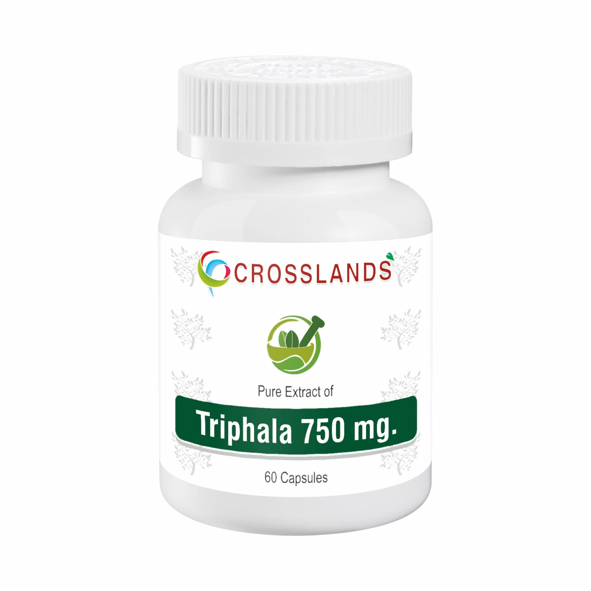 Crosslands Triphala Ayurvedic Capsules – Vitamin C & Antioxidants - 60 Capsules