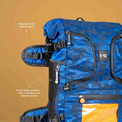 MONKEY TROOPERS Stormy Travel Backpack Bag for Man & Women, 25L