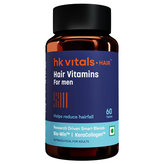 HealthKart HK Vitals Hair Vitamin with DHT Blockers, Omega & Biotin, 60 Multivit