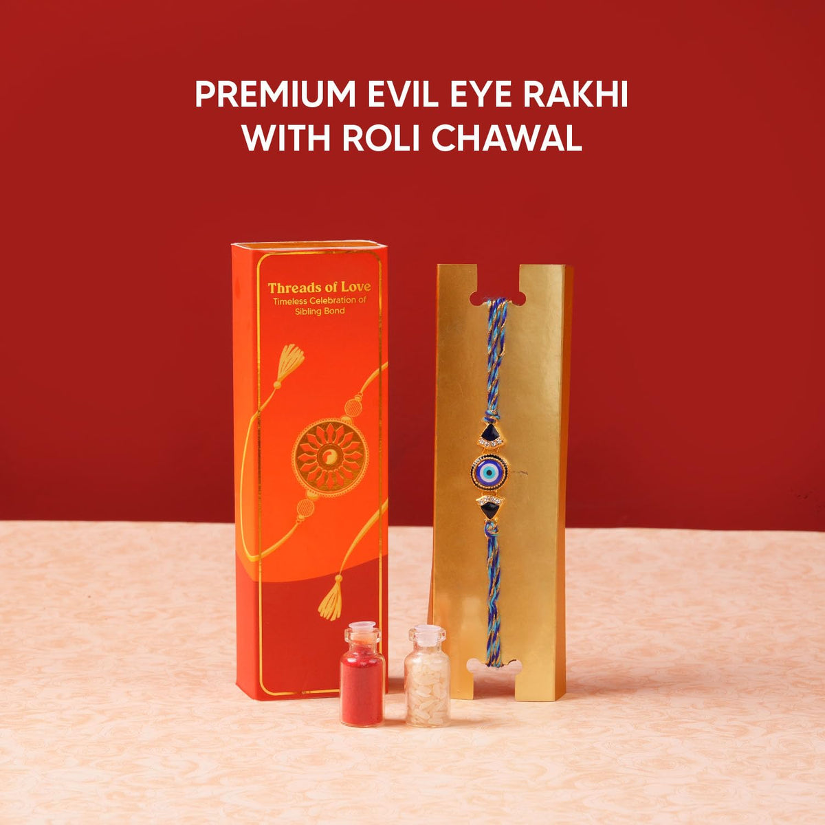 Jumbo Happy Rakhi Gift Hamper - 10-Item Raksha Bandhan Gift for Brother – Dry-Fruit Chocolate Laddoos, Chocolate Cashews, Evil Eye Rakhi with Roli-Chawal, Millet Namkeen & more | Premium Gift Hamper Combo Set