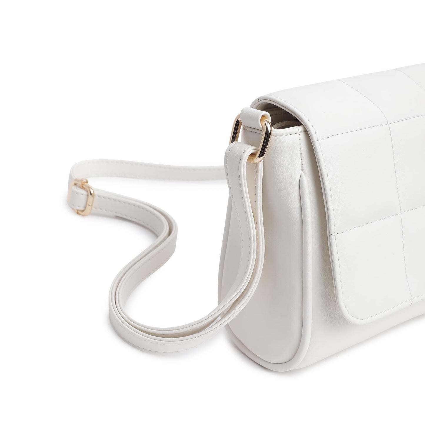 Fastrack Quilted Sling Bag for Women | Chic Crossbody Bag for Girls, Ladies, Women | Spacious Bag with Slip Pocket Made of Faux Leather