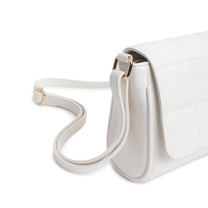Fastrack Quilted Sling Bag for Women | Chic Crossbody Bag for Girls, Ladies, Women | Spacious Bag with Slip Pocket Made of Faux Leather