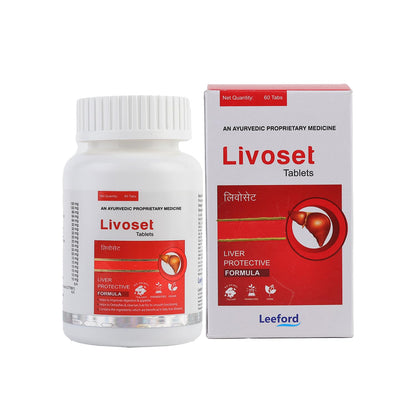 Livoset Liver Care – 60 Tablets | Ayurvedic Formula for Detox, Fatty Liver & Metabolism | Supports Digestion, Appetite & Natural Wellness