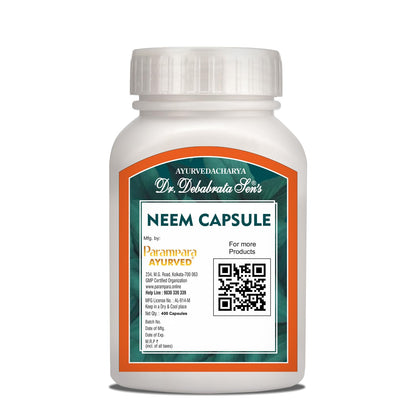 Parampara Ayurved Pure Herbal Neem Capsule | Natural Ayurvedic Suppleme- image 2