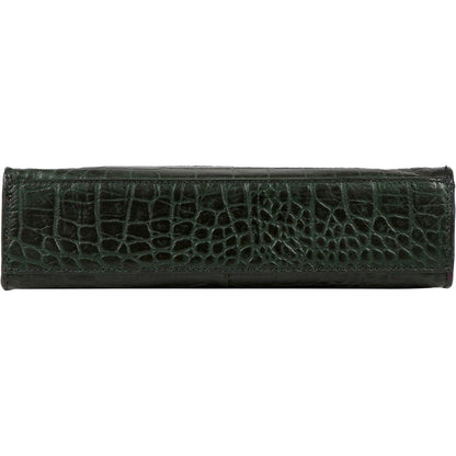 Hidesign Leather Sling Bag- Emerald Brown