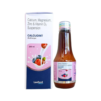 Herbshd Calcijoint Suspension & Bodyfit Capsule | Multivitamin | 200 Ml + 10 Caps