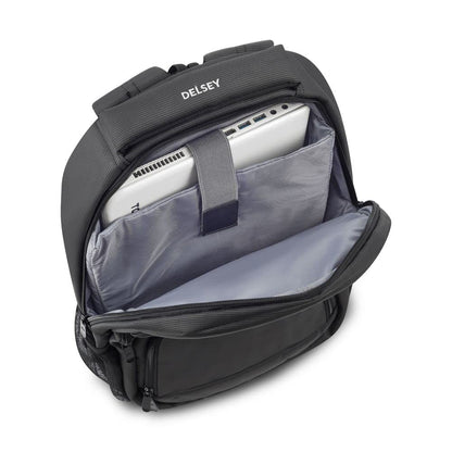 Delsey Backpack Graphite Laptop For Men And Women (Element) 15.6 Inch