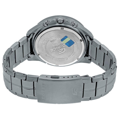 Casio Edifice EFR-556GY-1AVUDF Gray Analog Dial Gray Ion Plated Stainless Steel Band Men's Watch Chronograph 100M Water Resistant EX494