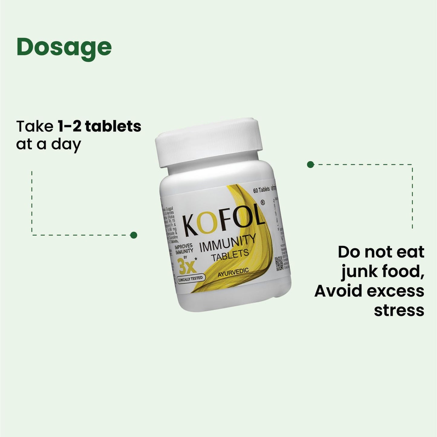 Charak Kofol Immunity Tablets, 60 Tablets With Goodness Of Giloy, Haldi- image 3