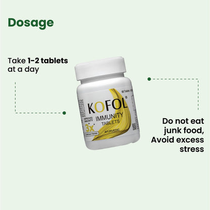 Charak Kofol Immunity Tablets, 60 Tablets With Goodness Of Giloy, Haldi- image 3