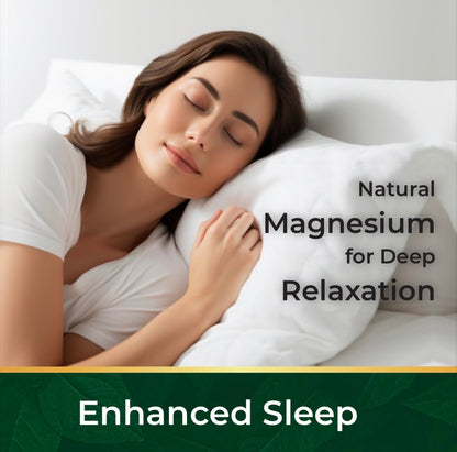 Charaka Magnesium Glycinate for Deep Sleep & Stress Relief | Fall Asleep Faster, Calm Mind | Ashwagandha, L-Theanine, Valerian | 120 Tablets | Non-Habit Forming
